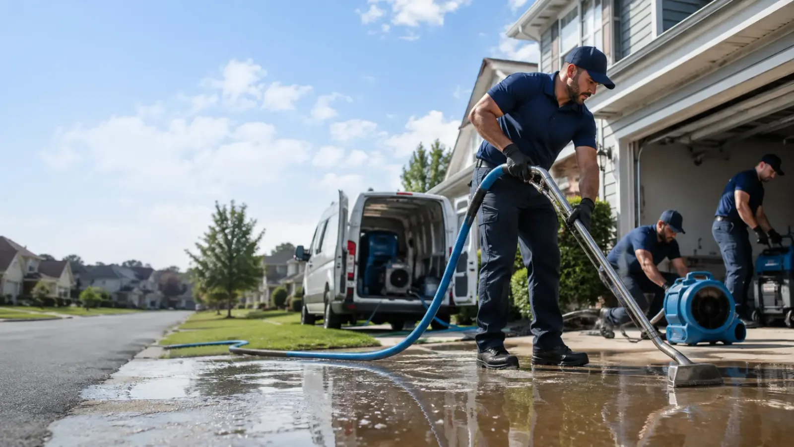 Flood Damage Restoration in Wickett, TX